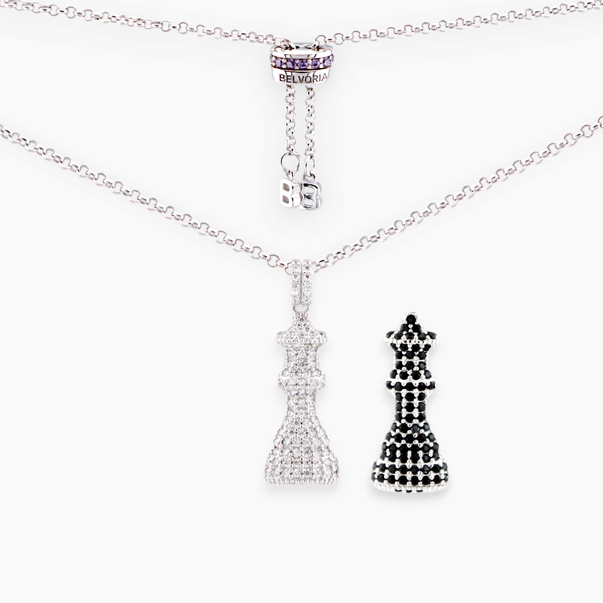 Nano Chess Queen (First Edition) Adjustable Necklace