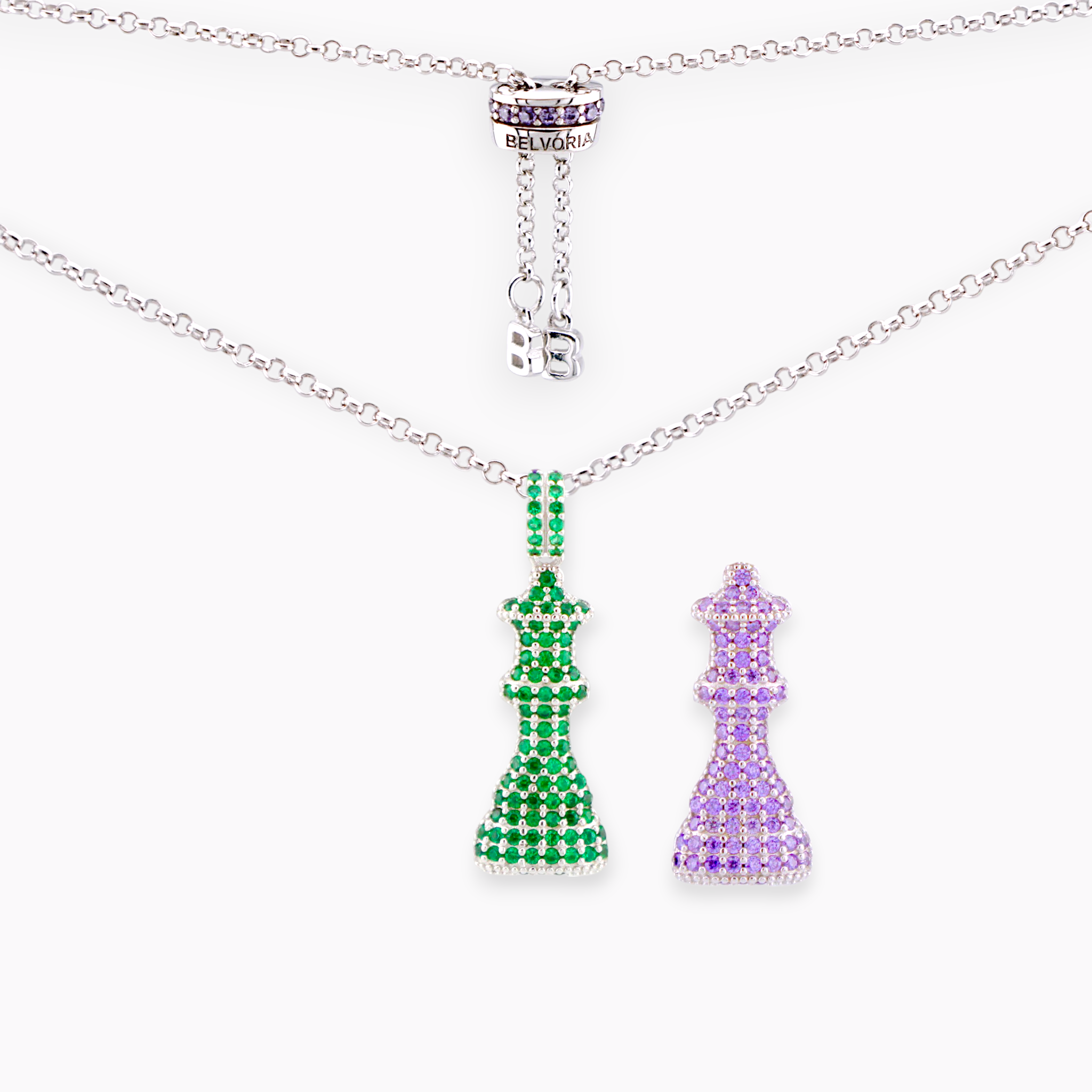 Nano Chess Royal Queen (First Edition) Adjustable Necklace