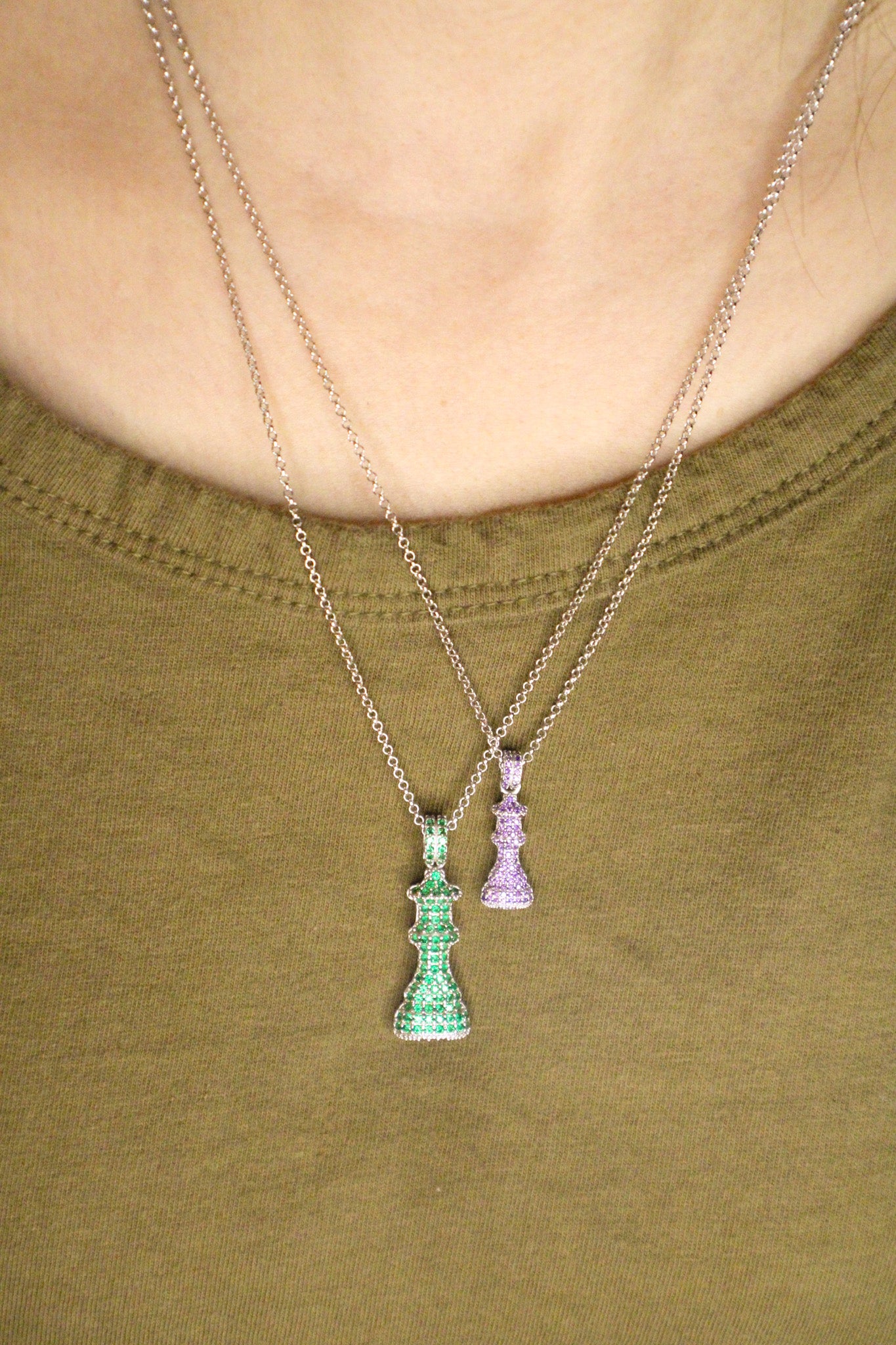 Nano Chess Royal Queen (First Edition) Adjustable Necklace