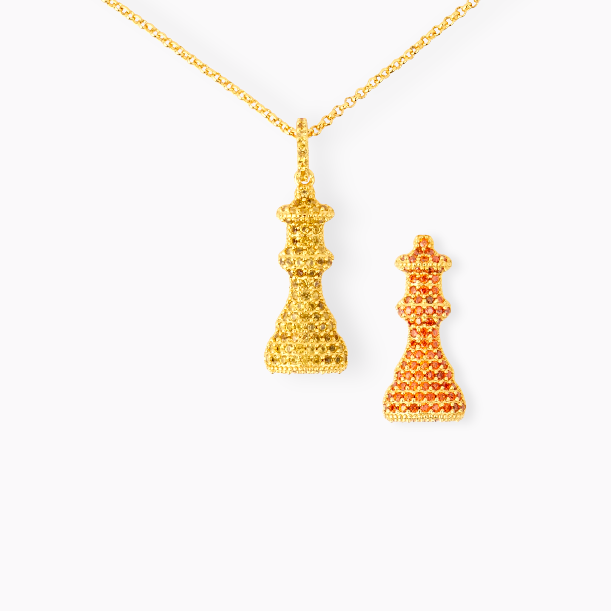 Master Chess Sol Queen Adjustable Necklace