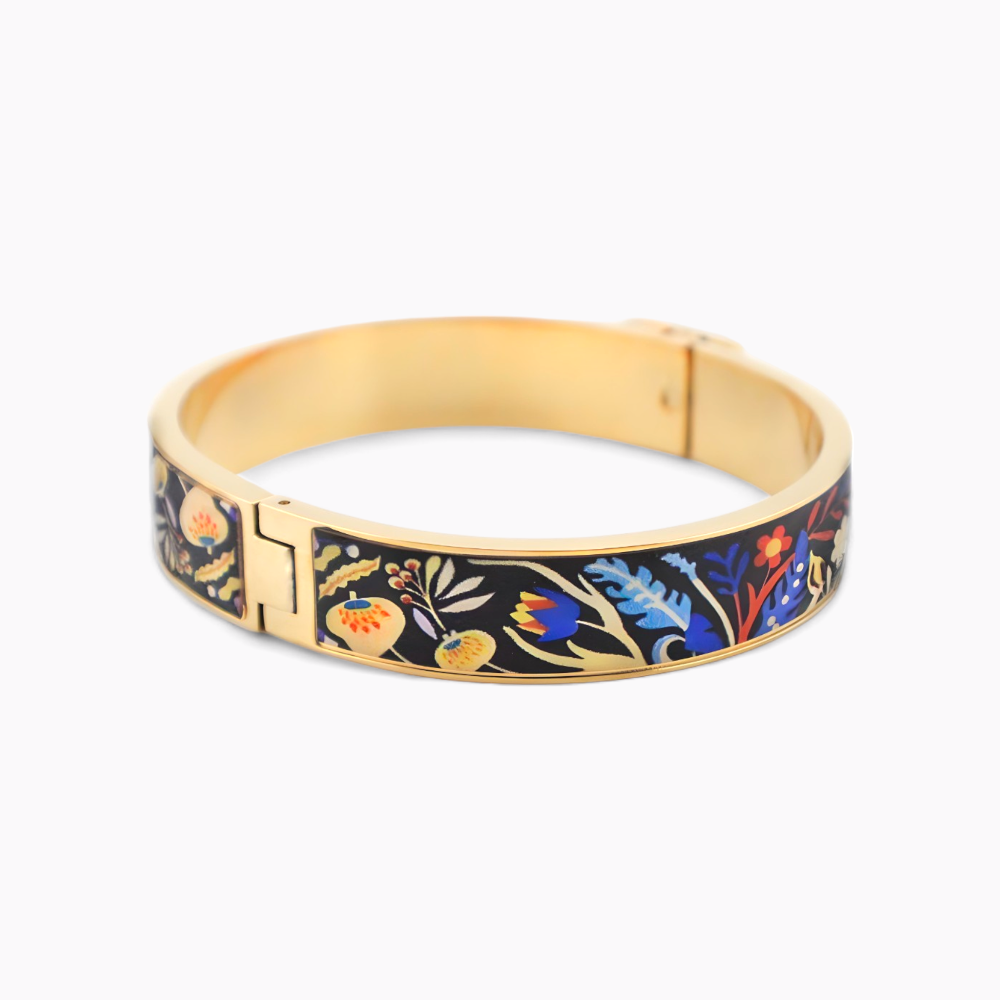 Matisse Floral Pattern Gold Bracelet