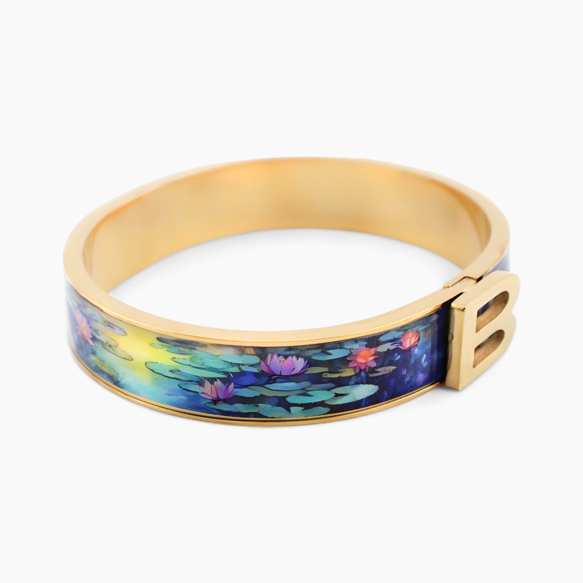 Monet Water Lilies Gold Bracelet