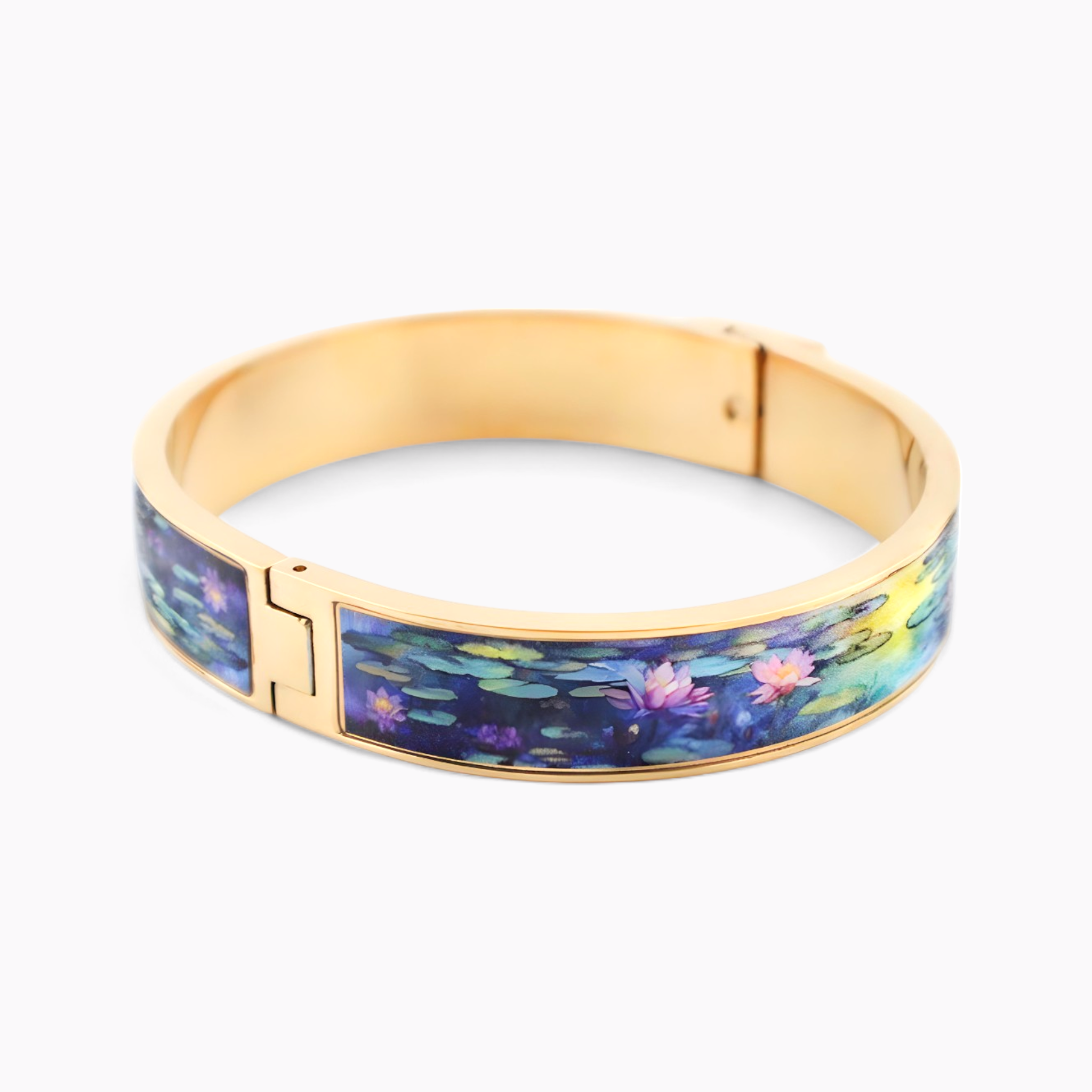 Monet Water Lilies Gold Bracelet