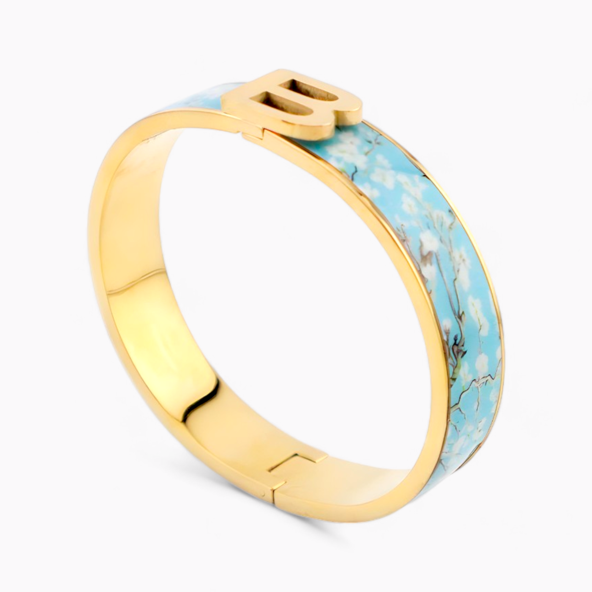 Van Gogh Almond Blossoms Gold Bracelet