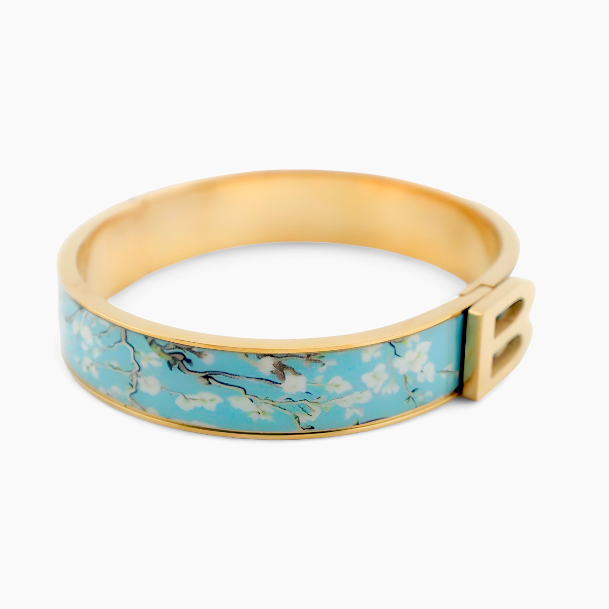 Van Gogh Almond Blossoms Gold Bracelet