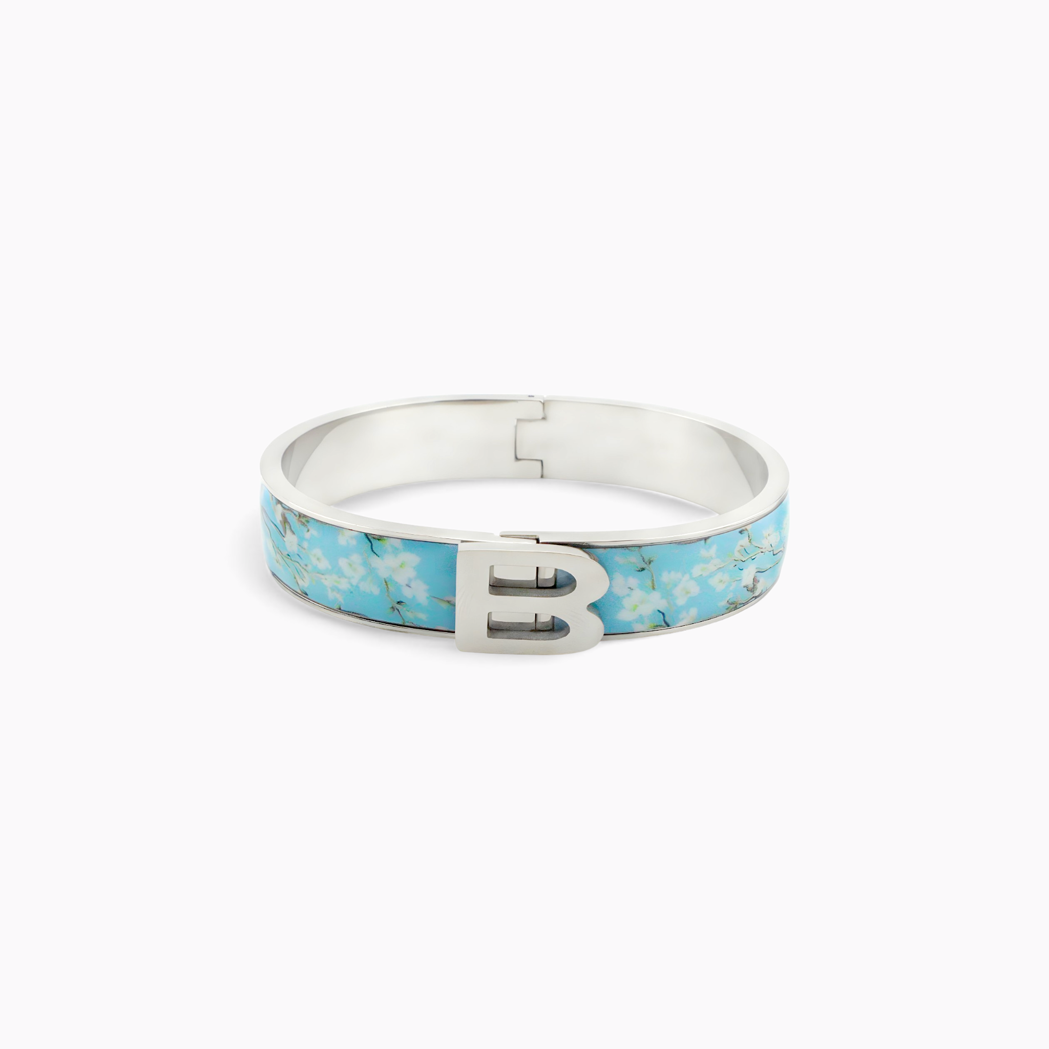 Van Gogh Almond Blossoms Rhodium Bracelet