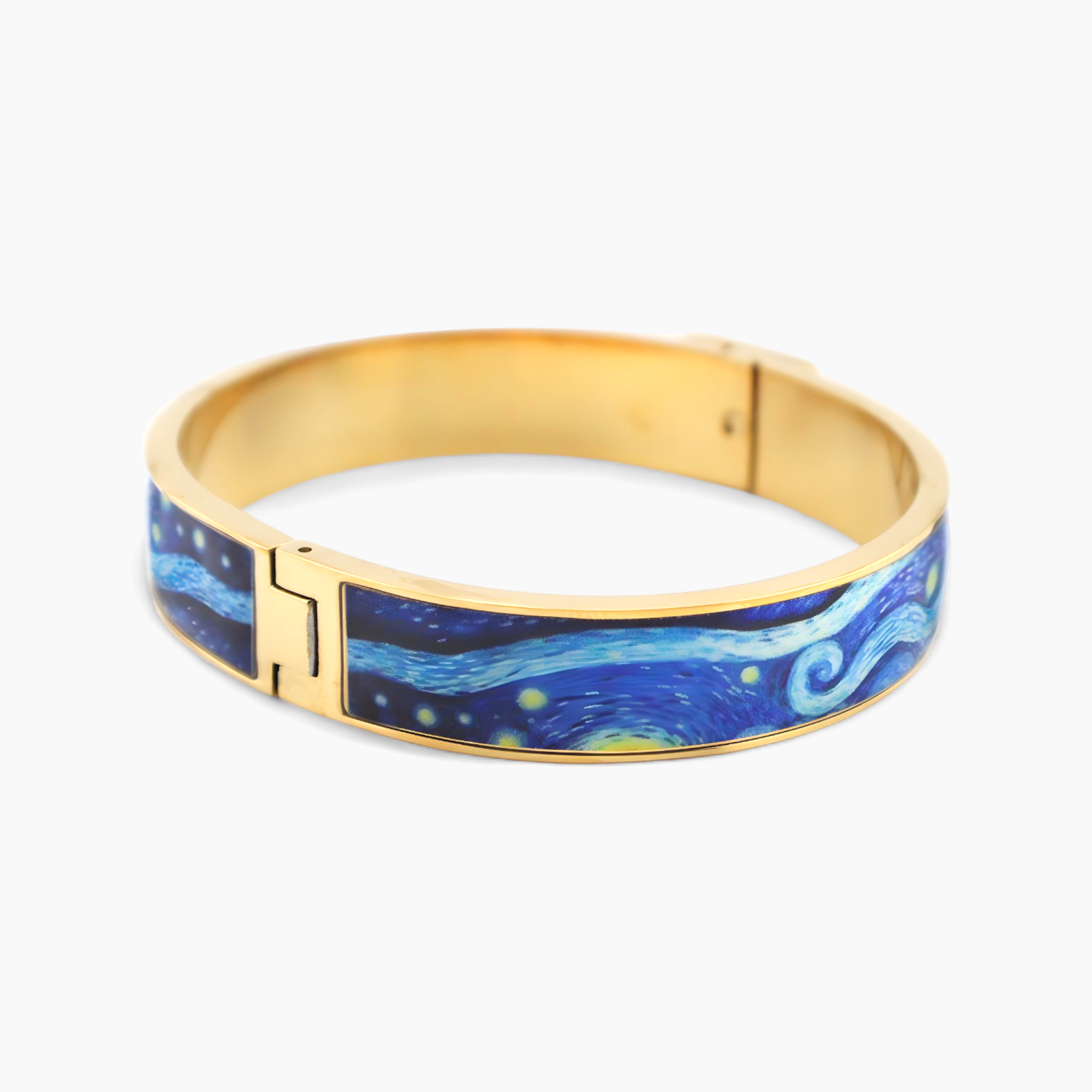 Van Gogh Starry Night Gold Bracelet