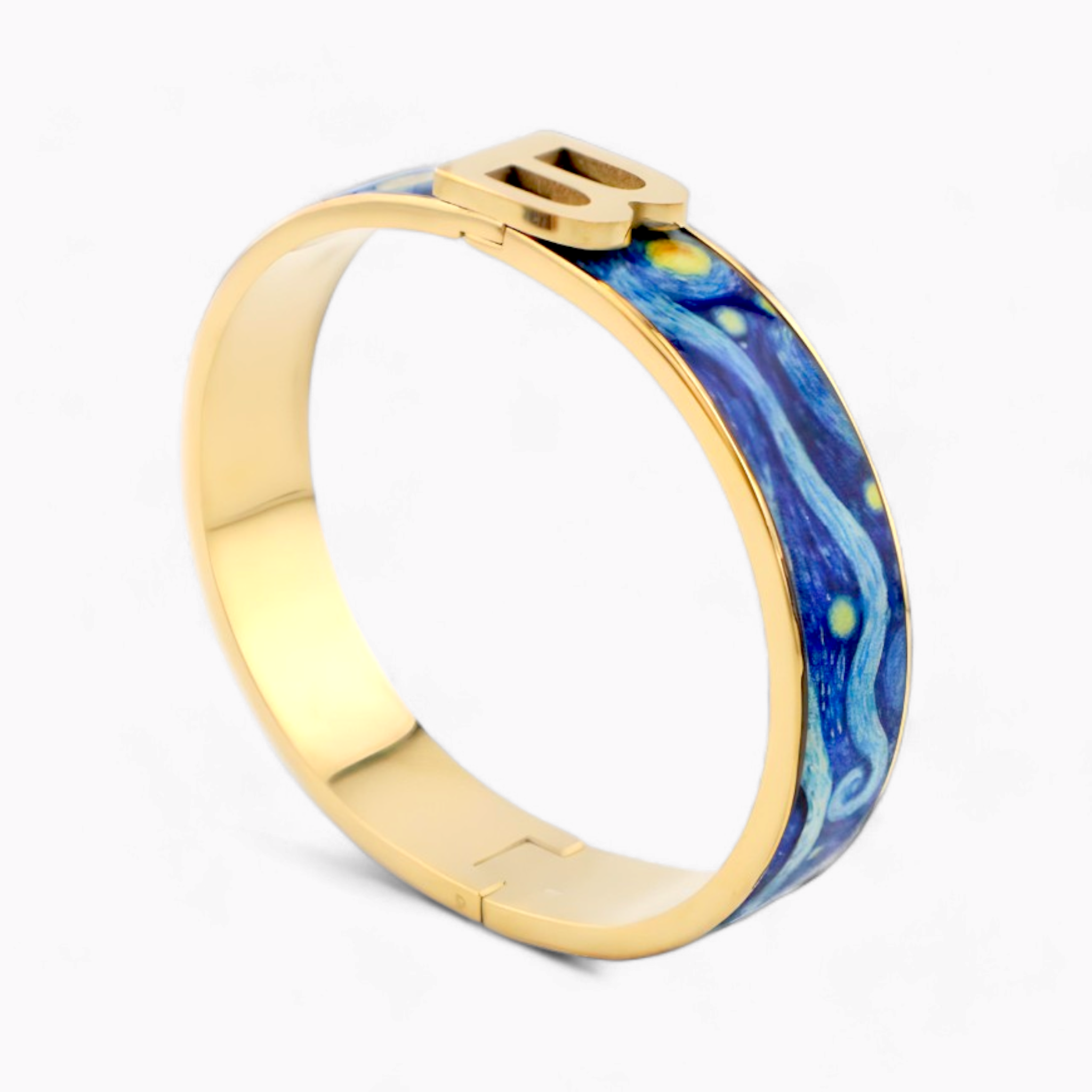 Van Gogh Starry Night Gold Bracelet