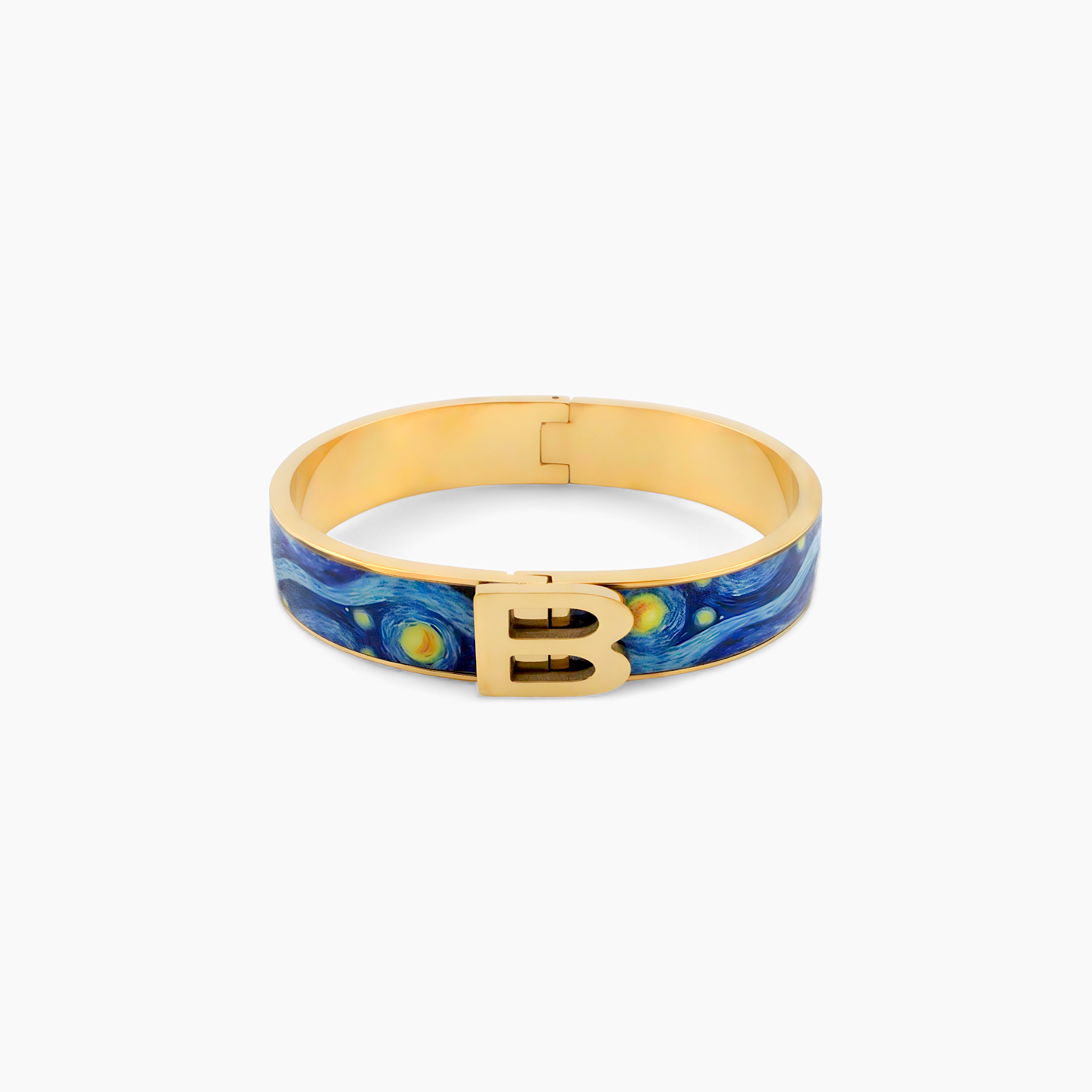 Van Gogh Starry Night Gold Bracelet