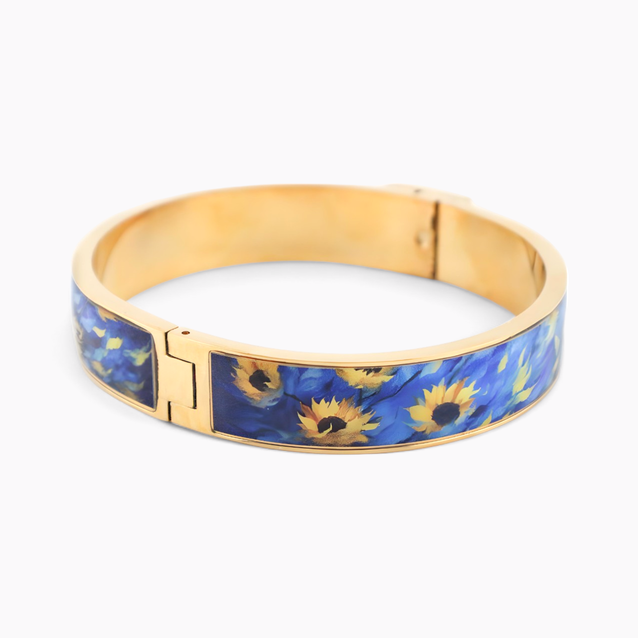 Van Gogh Sunflower Gold Bracelet