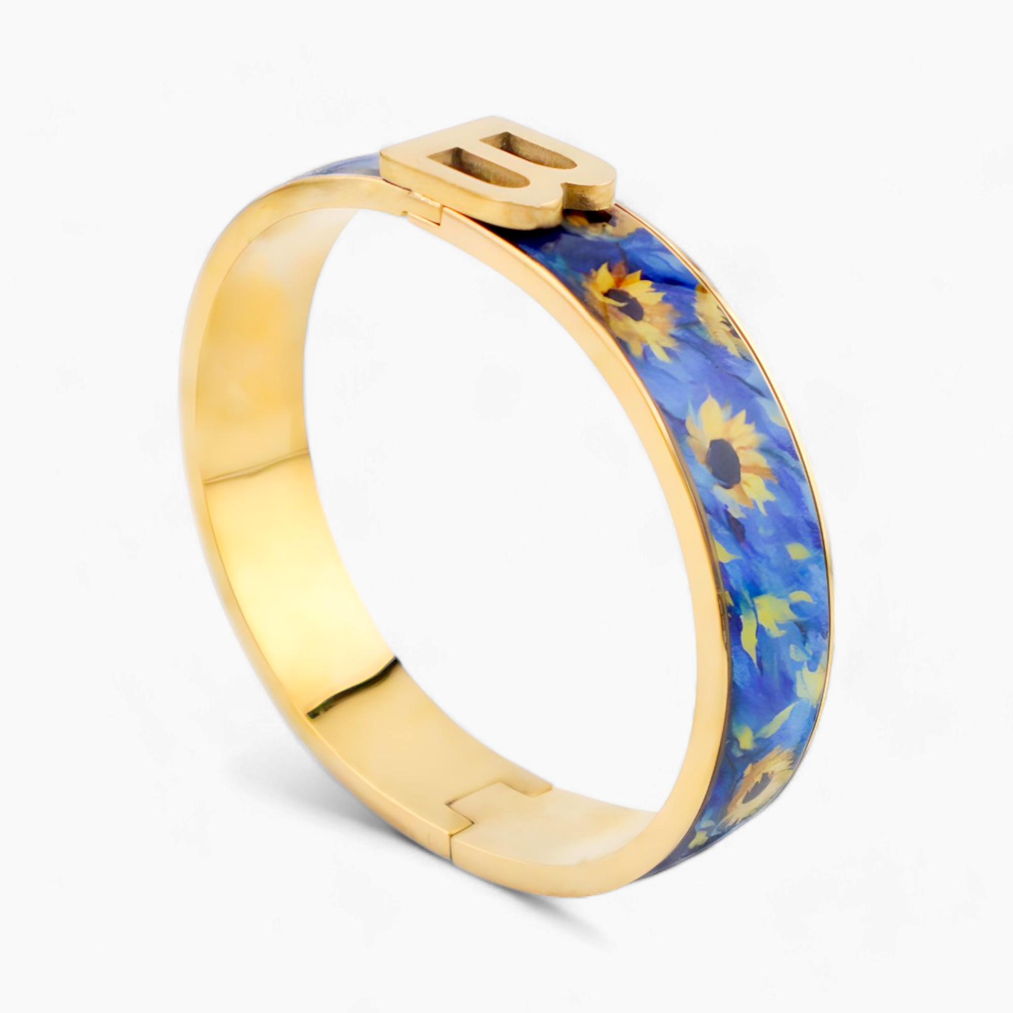 Van Gogh Sunflower Gold Bracelet