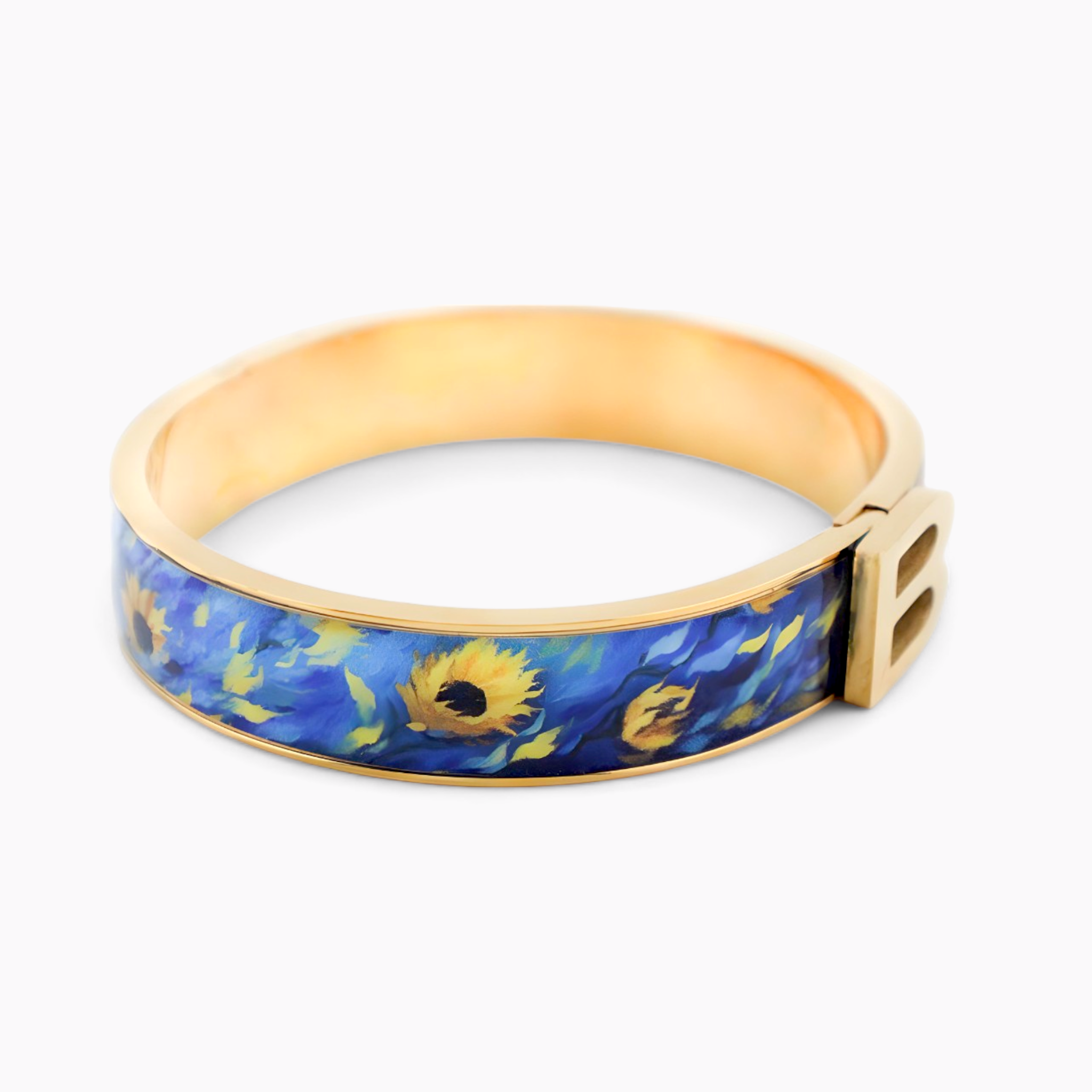 Van Gogh Sunflower Gold Bracelet