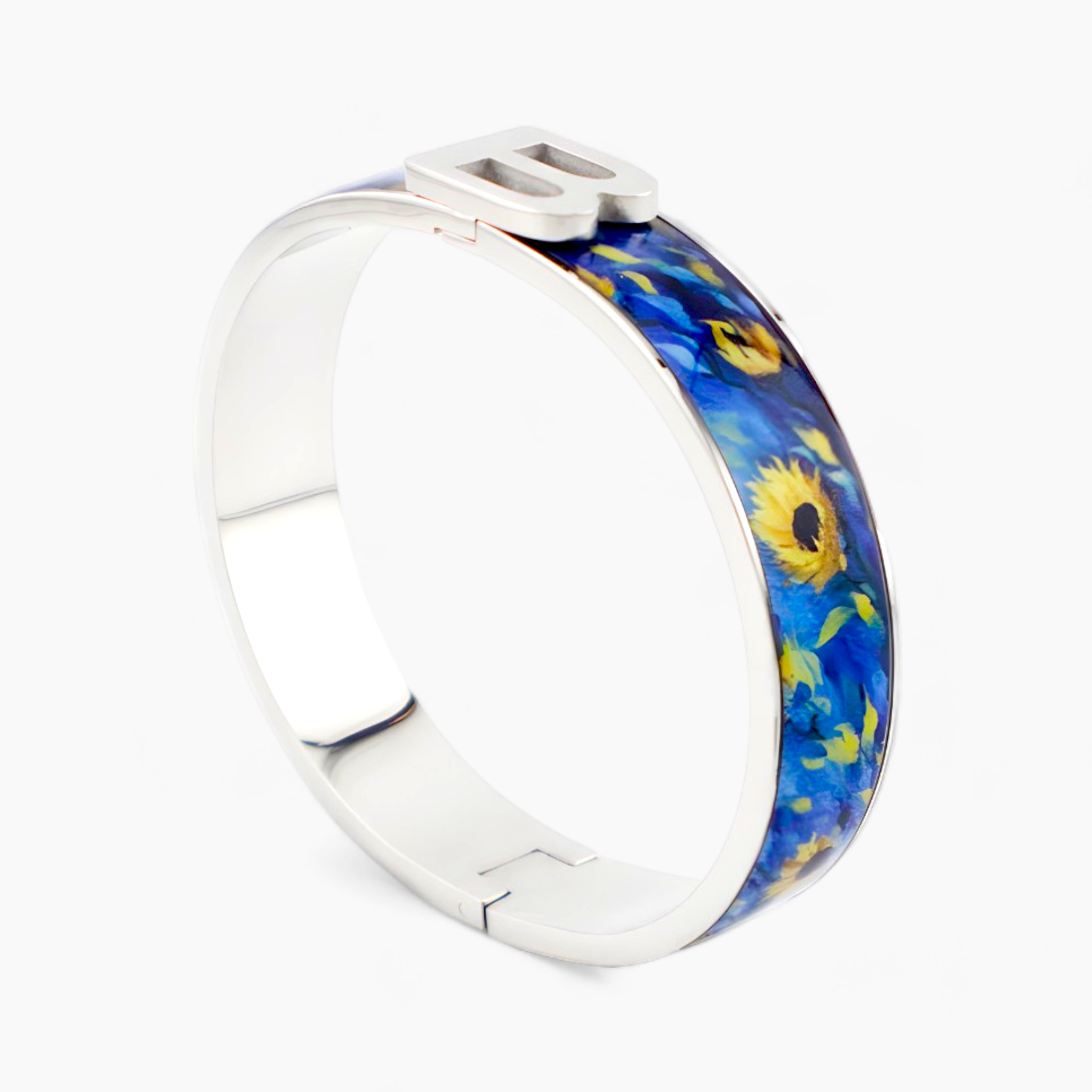 Van Gogh Sunflower Rhodium Bracelet